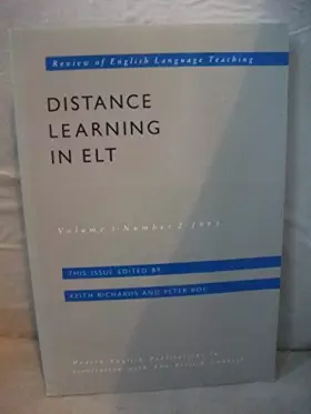 Couverture du produit · Distance Learning In Elt