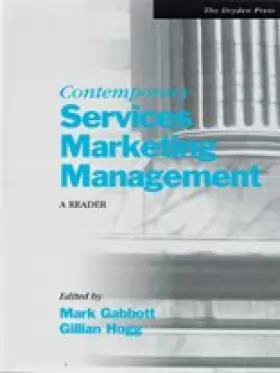 Couverture du produit · Contemporary Services Marketing Management: A Reader