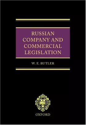Couverture du produit · Russian Company and Commercial Legislation