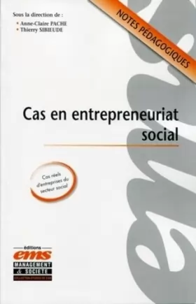 Couverture du produit · Cas en entrepreneuriat social