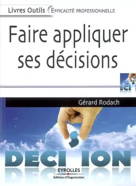 Couverture du produit · Faire appliquer ses décisions