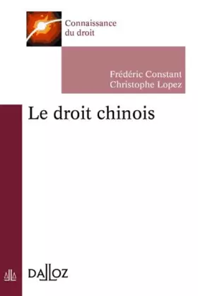 Couverture du produit · Le droit chinois - 1ère édition