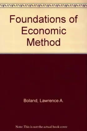 Couverture du produit · The Foundation of Economic Method