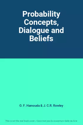 Couverture du produit · Probability Concepts, Dialogue and Beliefs
