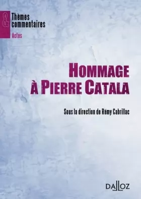 Couverture du produit · Hommage à Pierre Catala
