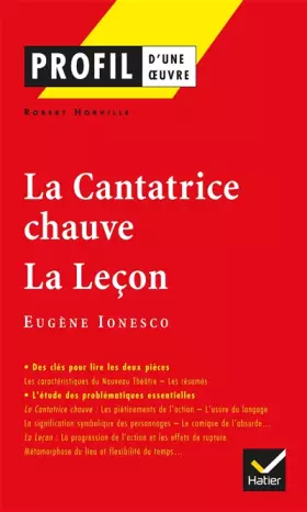 Couverture du produit · La Cantatrice chauve, suivi deLa leçon d'Eugène Ionesco