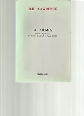 Couverture du produit · 34 poèmes