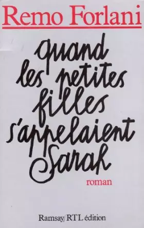 Couverture du produit · Quand les petites filles s'appelaient Sarah