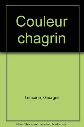 Couverture du produit · Couleur chagrin