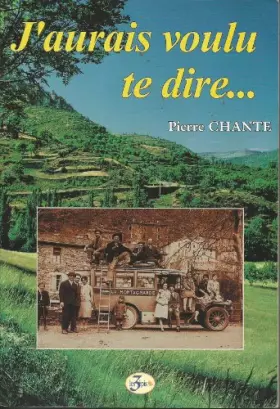 Couverture du produit · J'aurai voulu te dire.