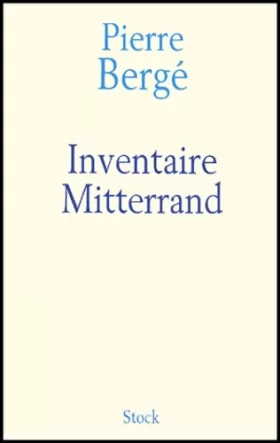 Couverture du produit · Inventaire Mitterrand