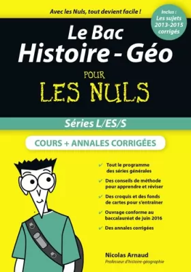 Couverture du produit · Bac Histoire-Géographie pour les Nuls, nouvelle éd.