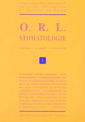 Couverture du produit · ORL stomatologie