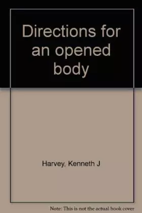 Couverture du produit · Directions for an opened body