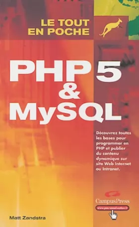 Couverture du produit · PHP 5 et MySQL