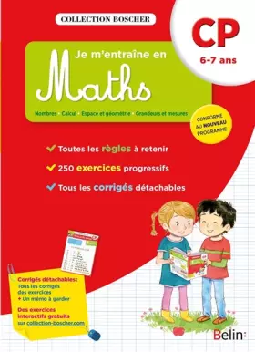 Couverture du produit · Je m'entraîne en maths CP - Cahier: Édition 2016