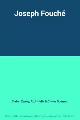 Couverture du produit · Joseph Fouché