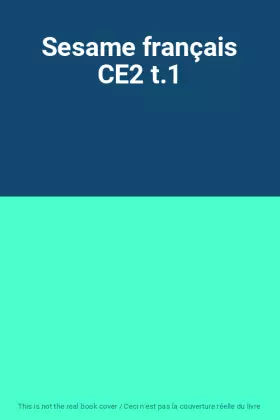 Couverture du produit · Sesame français CE2 t.1
