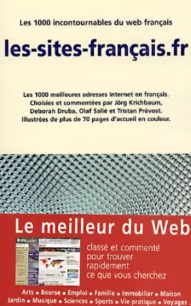 Couverture du produit · Les-sites-français.fr. Les 1000 meilleures adresses Internet en français