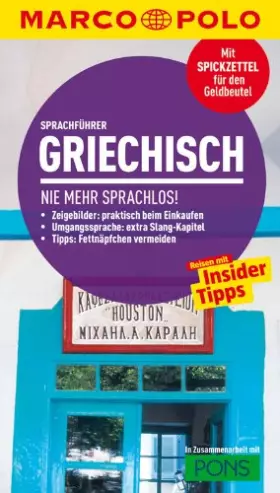Couverture du produit · MARCO POLO Sprachführer Griechisch: Nie mehr sprachlos!