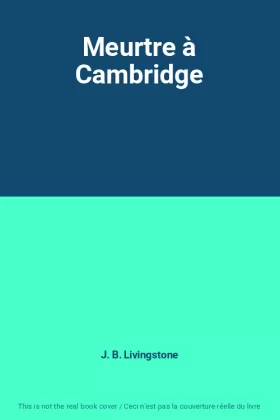 Couverture du produit · Meurtre à Cambridge