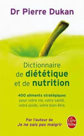 Couverture du produit · Dictionnaire de diététique et de nutrition