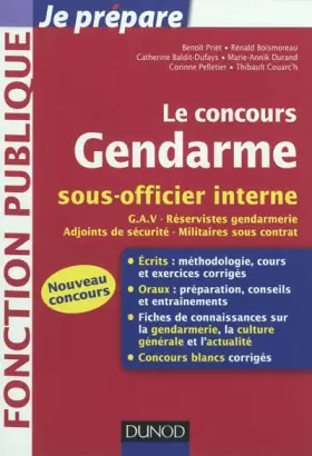Couverture du produit · Le concours Gendarme sous-officier interne