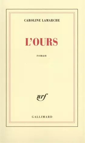 Couverture du produit · L'Ours