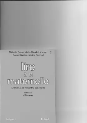Couverture du produit · LIRE EN MATERNELLE