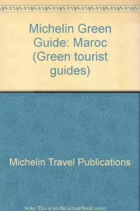 Couverture du produit · Michelin Green Guide: Maroc, 1993/545
