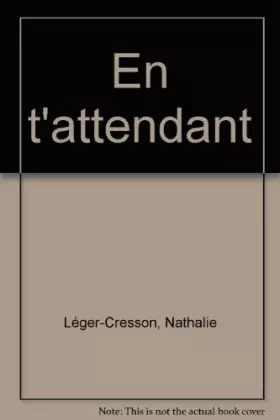 Couverture du produit · En t'attendant