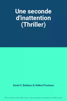 Couverture du produit · Une seconde d'inattention (Thriller)