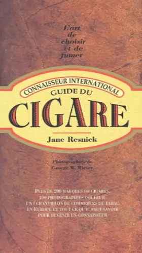 Couverture du produit · Guide du cigare