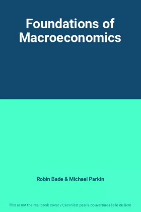 Couverture du produit · Foundations of Macroeconomics