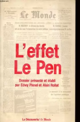 Couverture du produit · L'Effet Le Pen