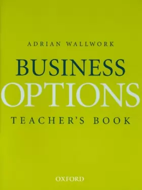 Couverture du produit · Business Options: Teacher's Book