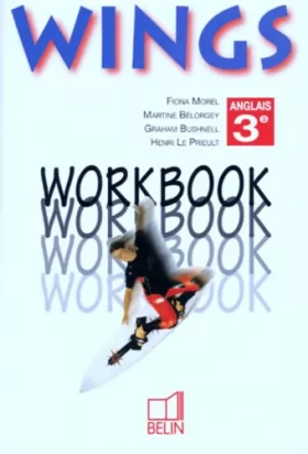 Couverture du produit · ANGLAIS 3EME WINGS. : Workbook