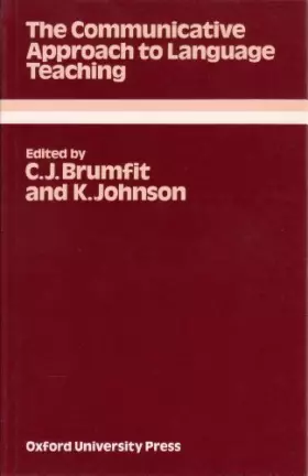 Couverture du produit · Communicative Approach to Language Teaching