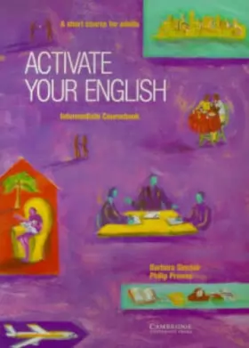 Couverture du produit · Activate your English Intermediate Coursebook: A Short Course for Adults