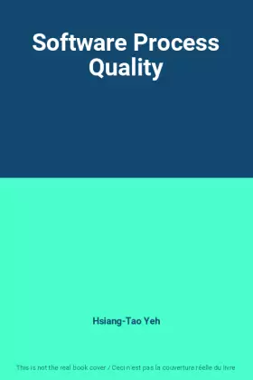 Couverture du produit · Software Process Quality
