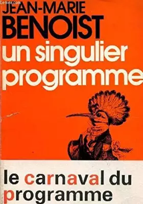 Couverture du produit · Un singulier programme