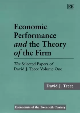 Couverture du produit · Economic Performance and the Theory of the Firm