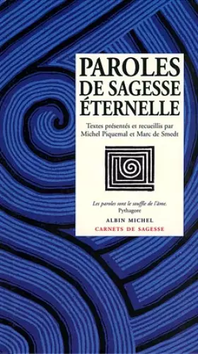 Couverture du produit · Paroles de sagesse éternelle