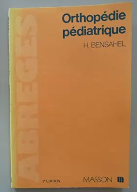 Couverture du produit · orthopedie pediatrique