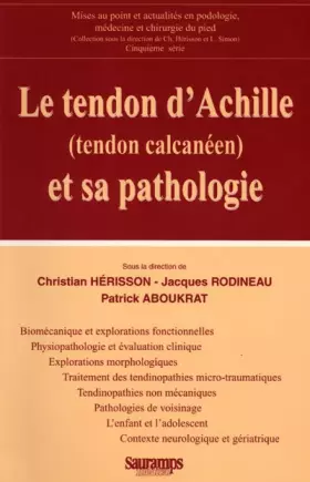 Couverture du produit · Le tendon d'Achille
