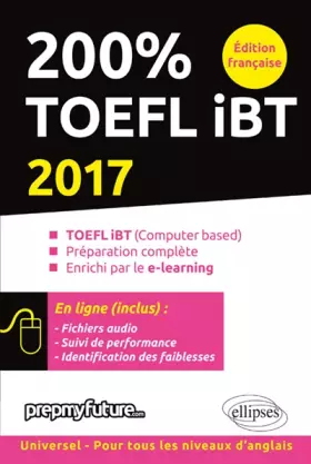 Couverture du produit · 200% TOEFL iBT 2017 Préparation Complète