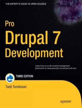 Couverture du produit · Pro Drupal 7 Development
