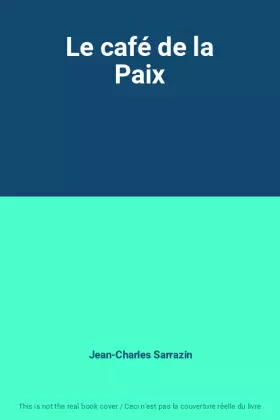 Couverture du produit · Le café de la Paix