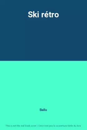 Couverture du produit · Ski rétro