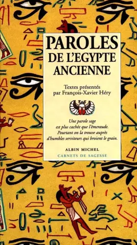 Couverture du produit · Paroles de l'Egypte ancienne